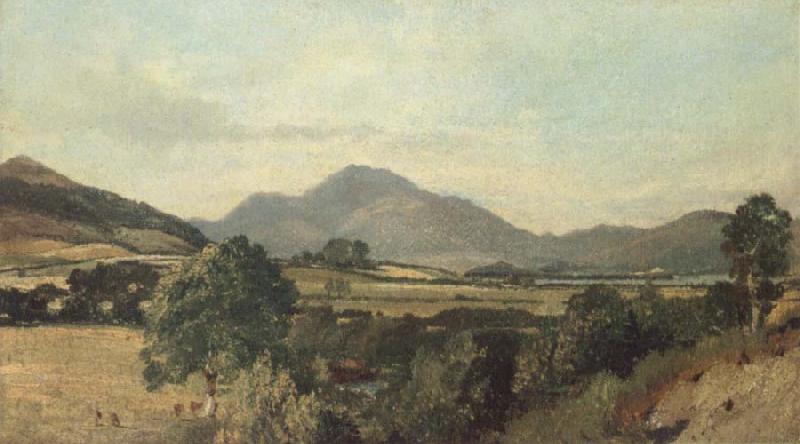 John Constable Keswick,Lake oil painting picture